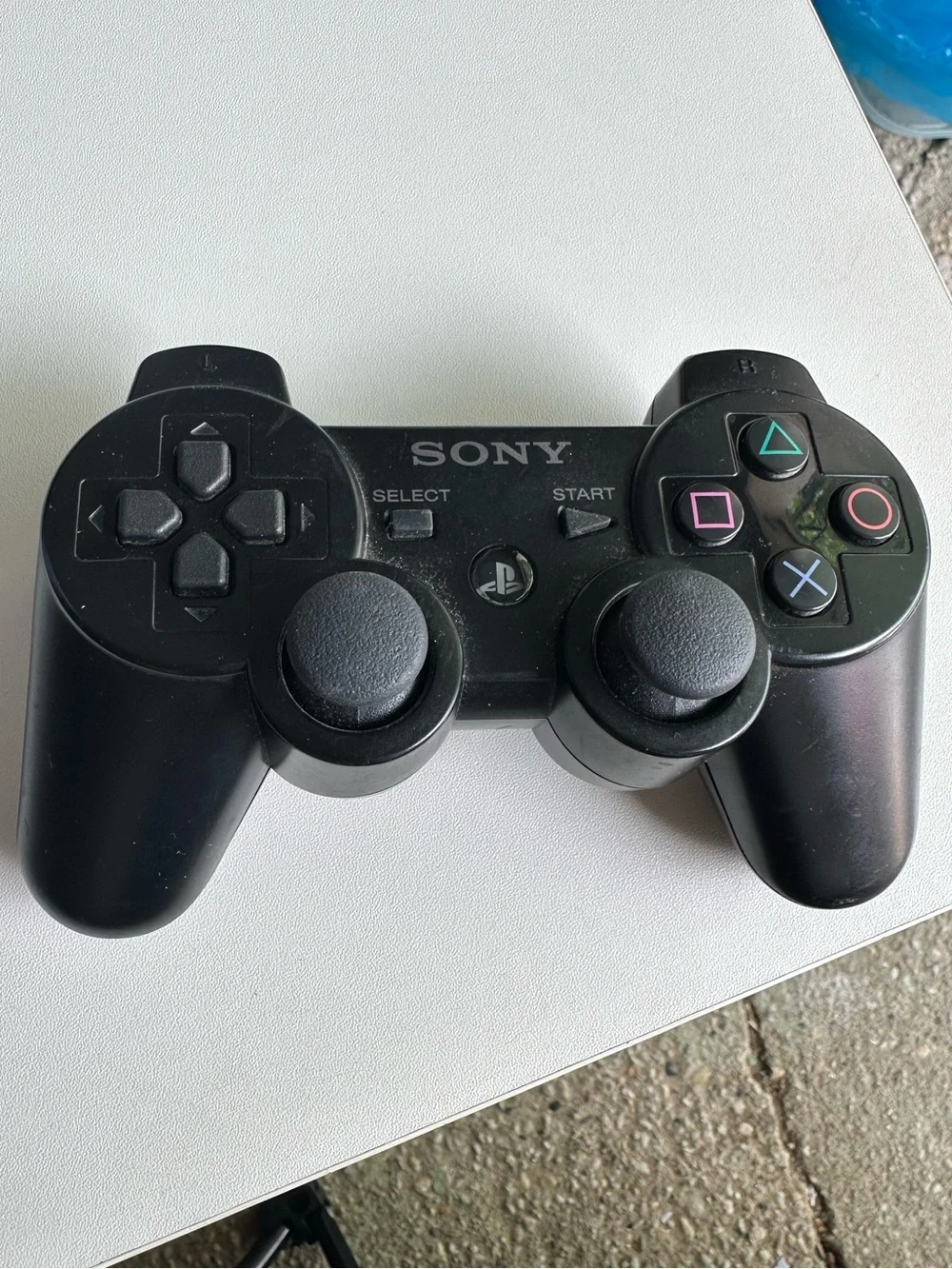 Sony Black Dual Analog PlayStation Controller with Icon Buttons